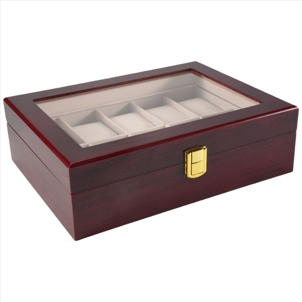 ABLG Luxury Wooden Watch Box W - Luxury Watch Holder For Men recension och pris