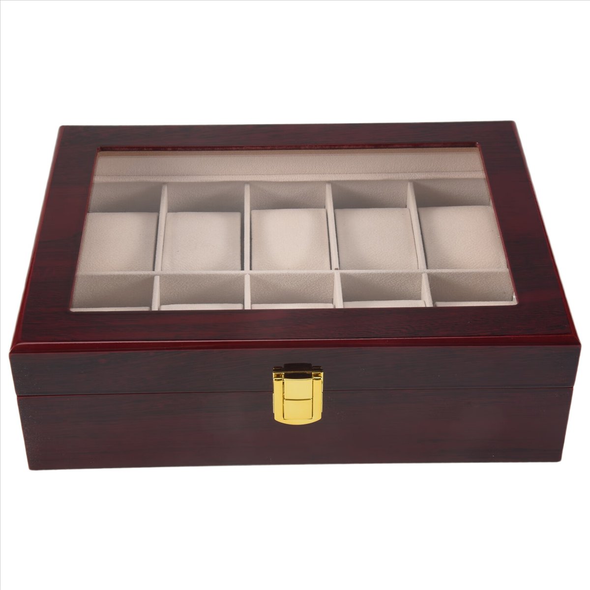 ABLG Luxury Wooden Watch Box W - Luxury Watch Holder For Men recension och pris