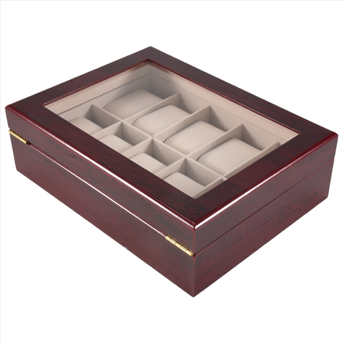 ABLG Luxury Wooden Watch Box W - Luxury Watch Holder For Men recension och pris
