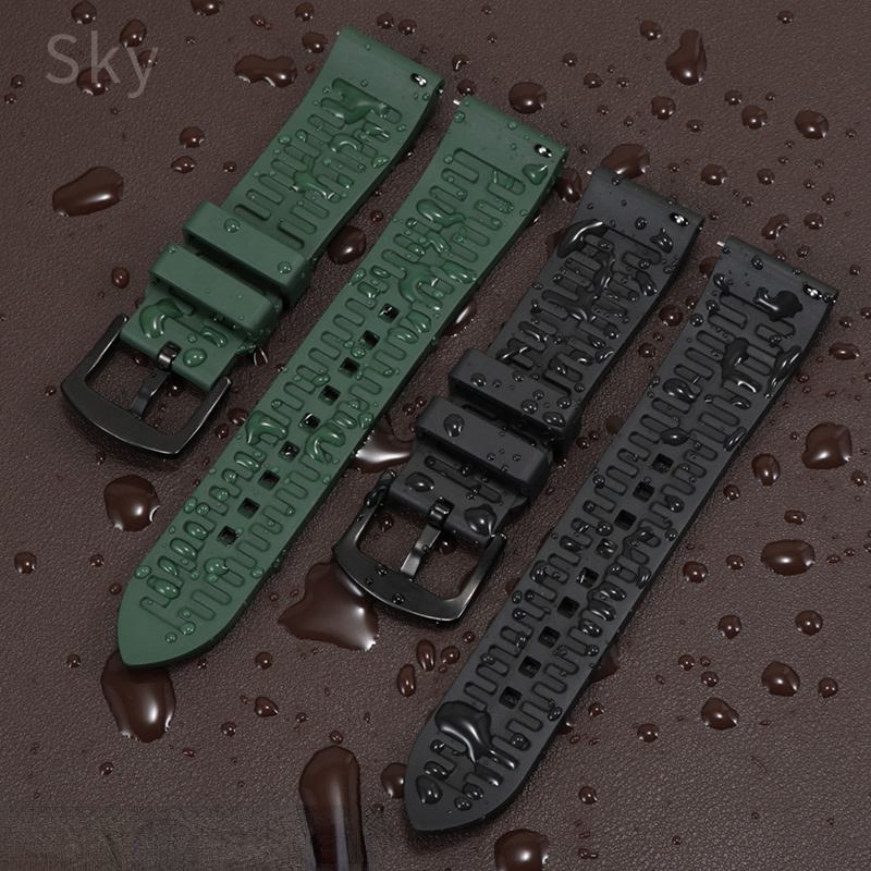 Male Silicone Watch Strap for  - Luxury Watch Longines recension och pris