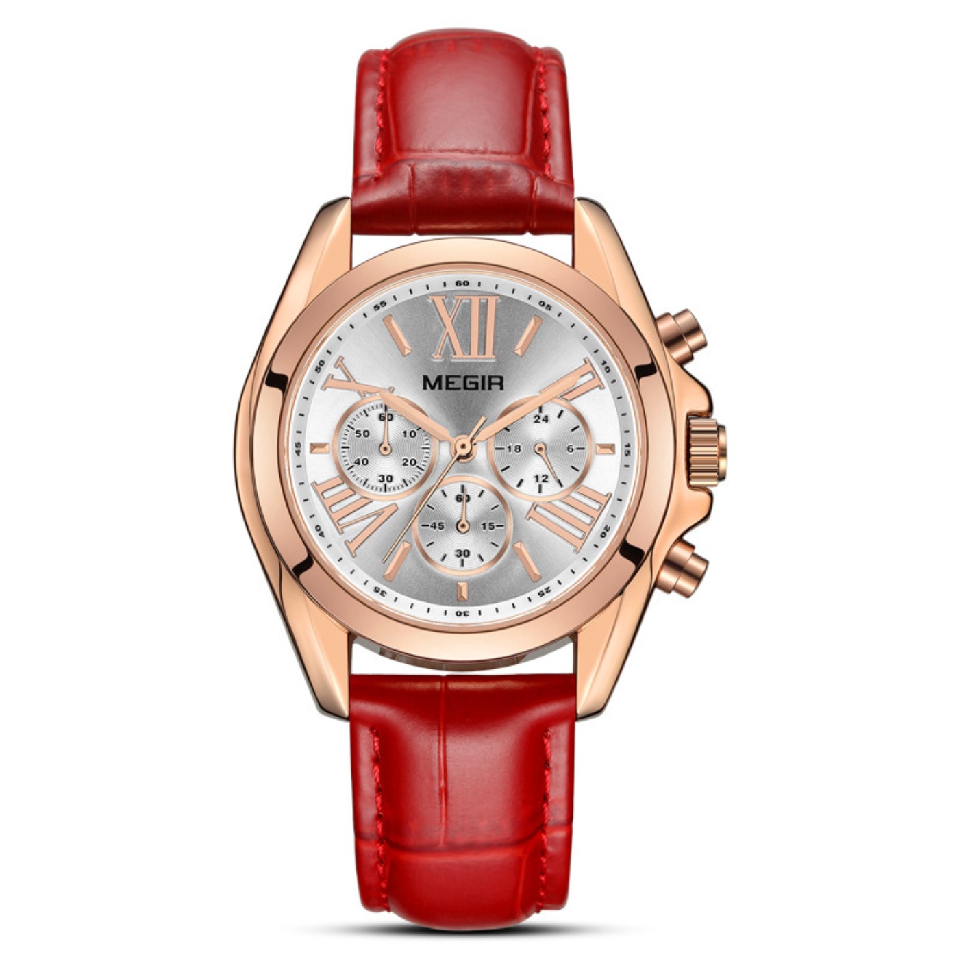 MEGIR New Luxury Leather Watch - Luxury Watch Leather recension och pris