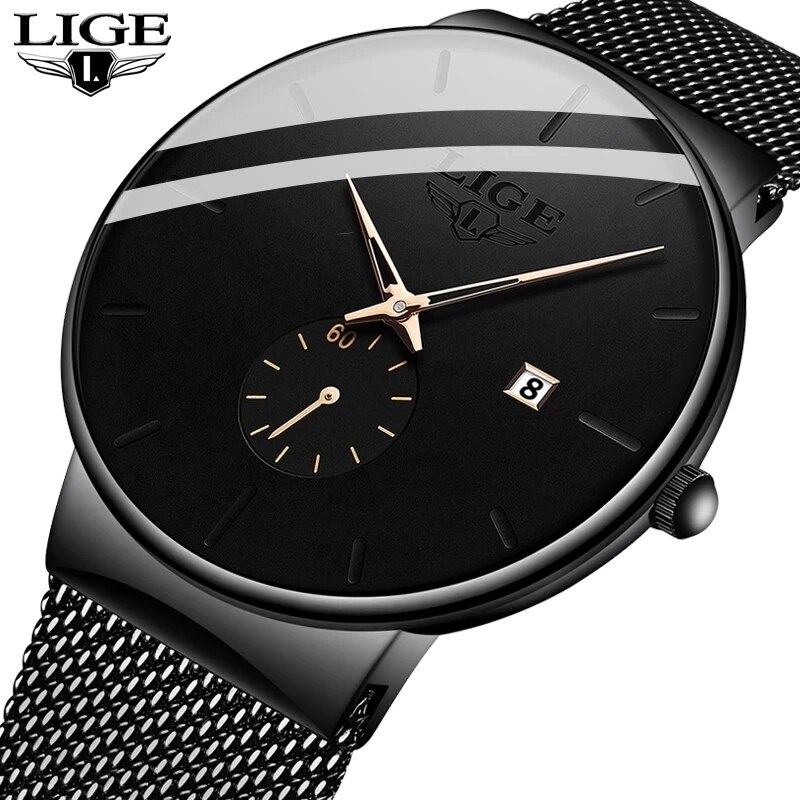 LIGE Fashion Mens Watches Top  - Luxury Watch Magazine recension och pris