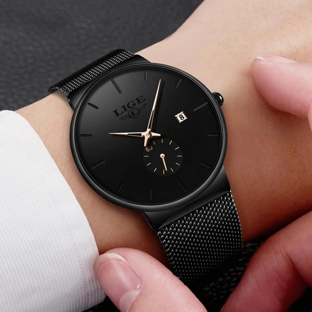 LIGE Fashion Mens Watches Top  - Luxury Watch Magazine recension och pris