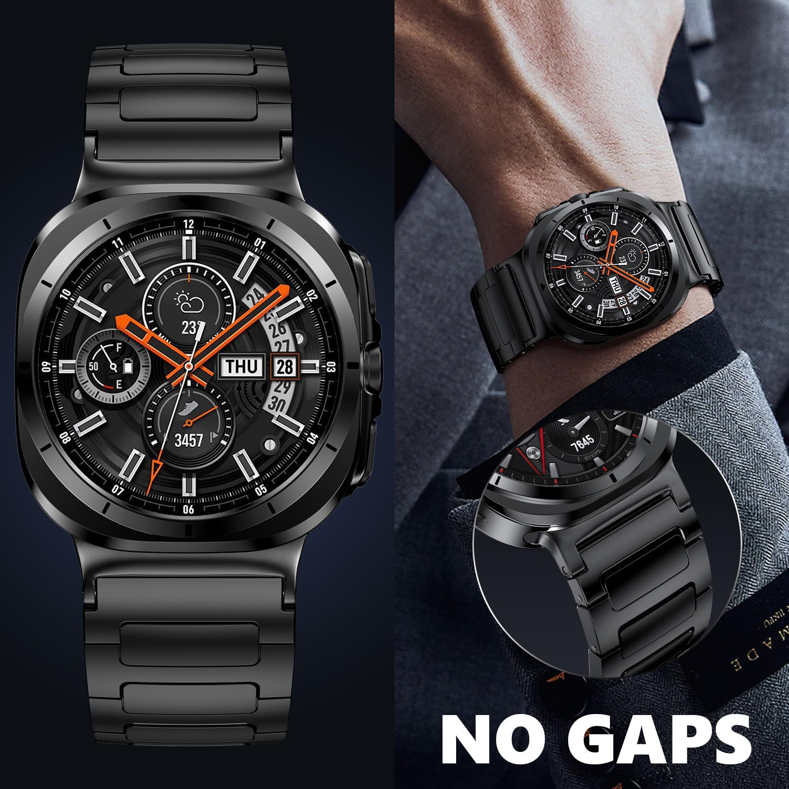 Luxury Metal Strap For Samsung - Luxury Watch Galaxy recension och pris