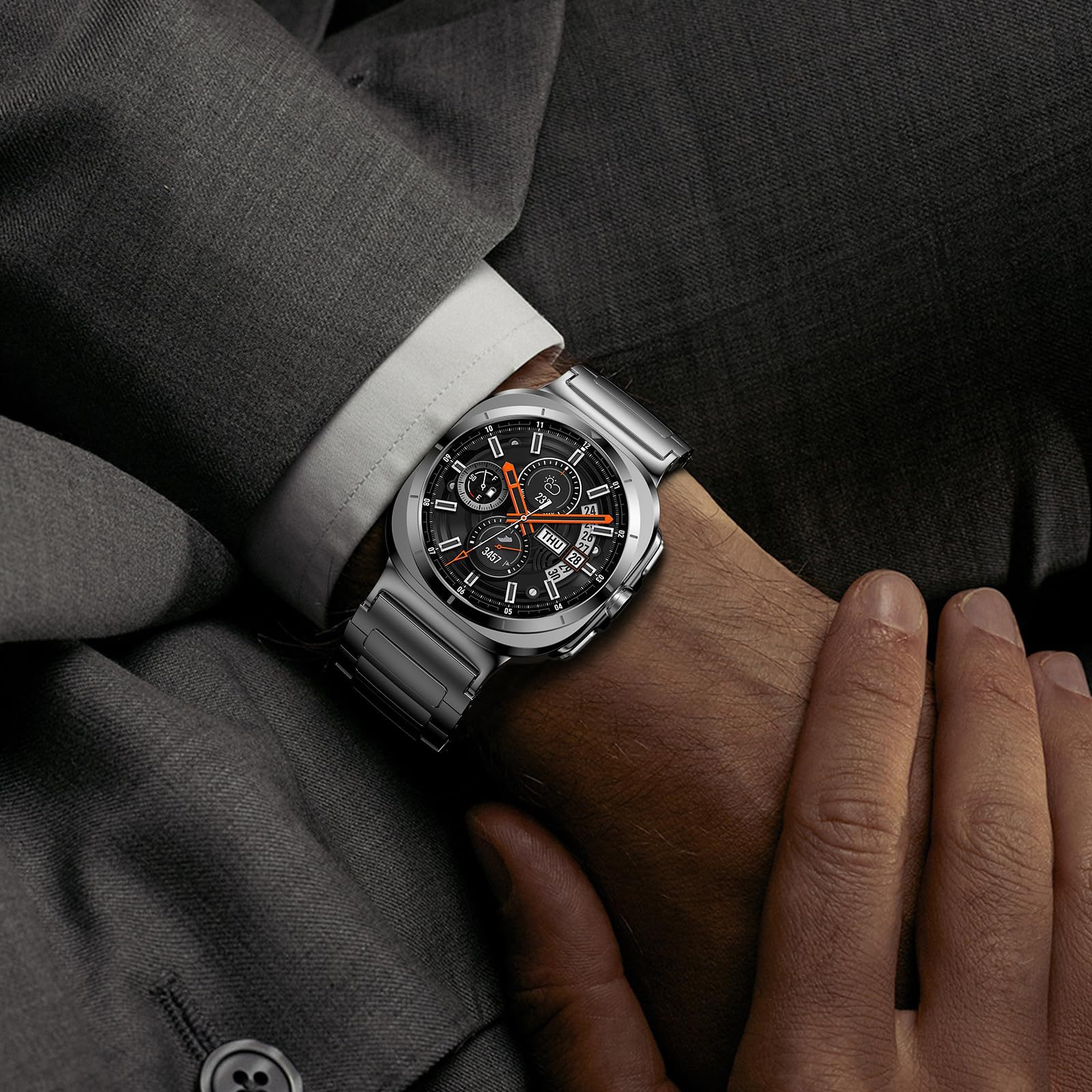 Luxury Metal Strap For Samsung - Luxury Watch Galaxy recension och pris