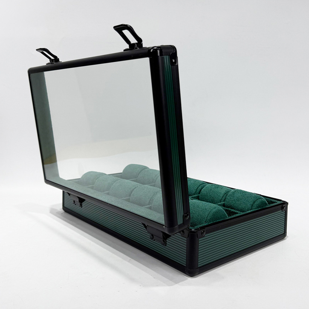 18/6/12/15 Slots Aluminum Gree - Luxury Watch Holder For Men recension och pris