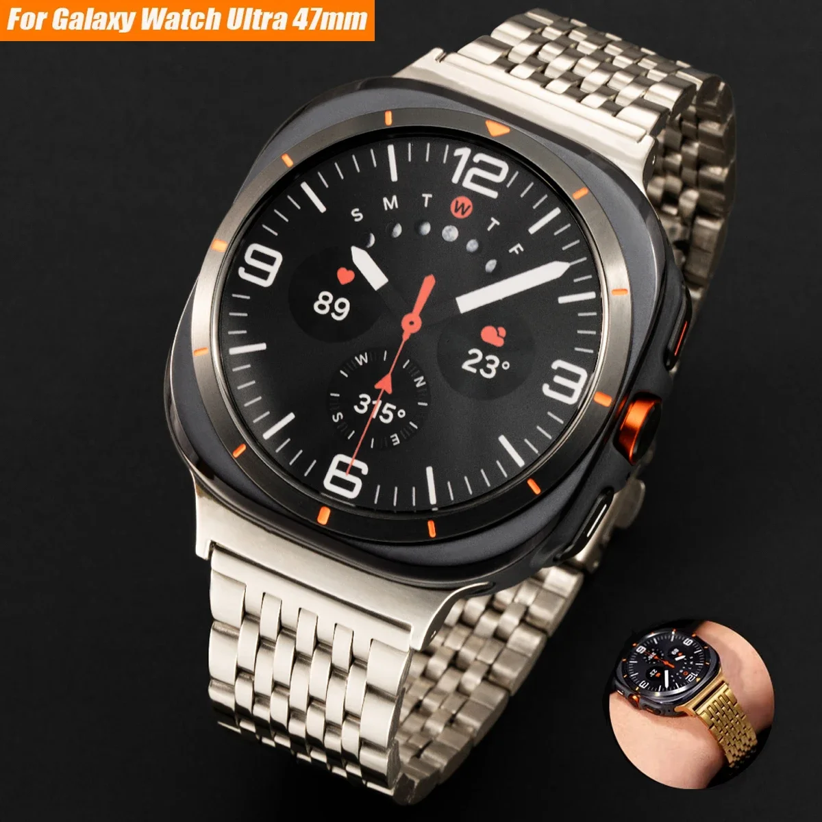 Luxury Metal link Bracelet for - Luxury Watch Galaxy recension och pris