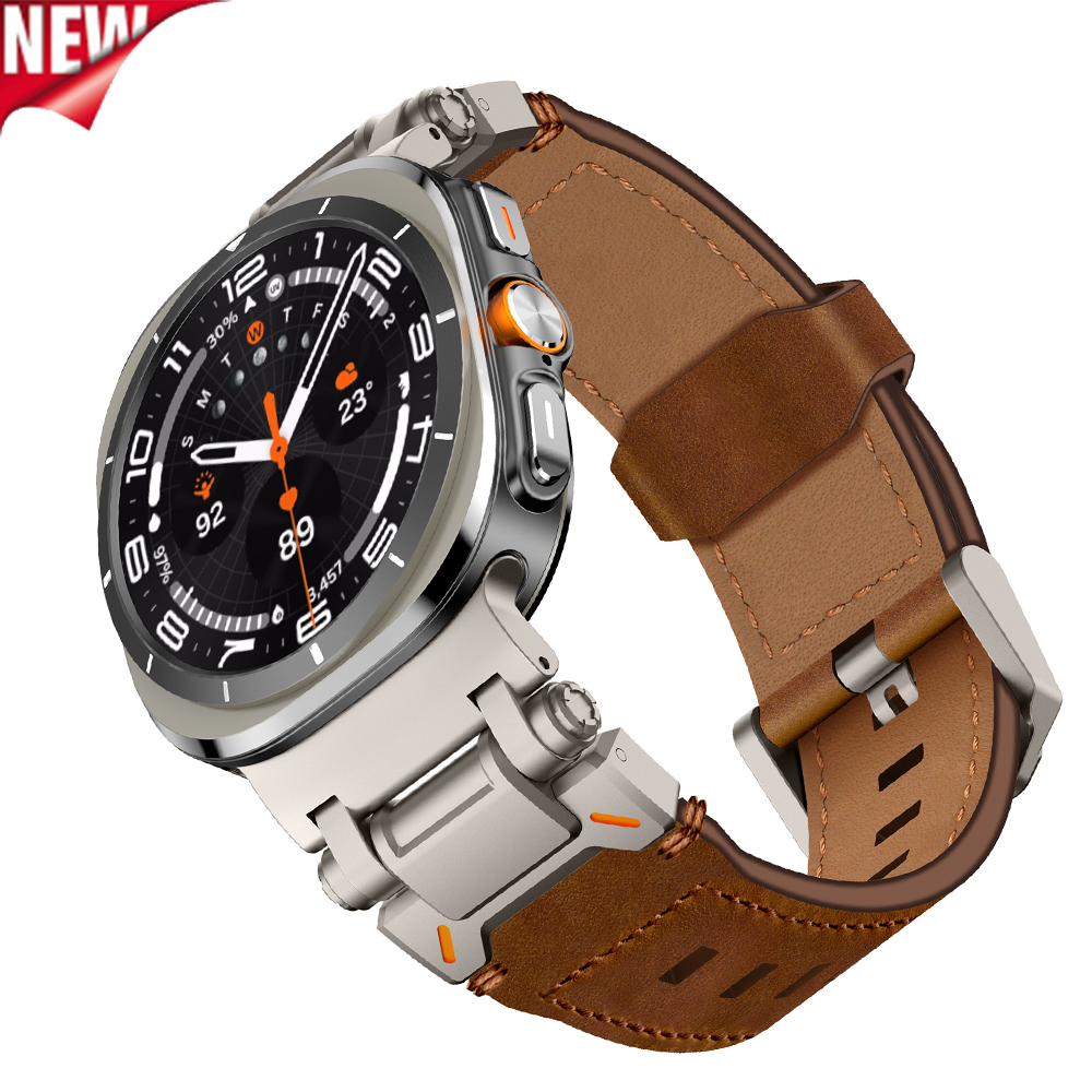 Luxury Leather Band for Samsun - Luxury Watch Galaxy recension och pris