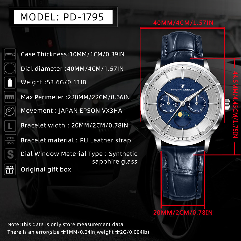 Paganidesign Luxury Quartz Sta - Luxury Watch Tier recension och pris