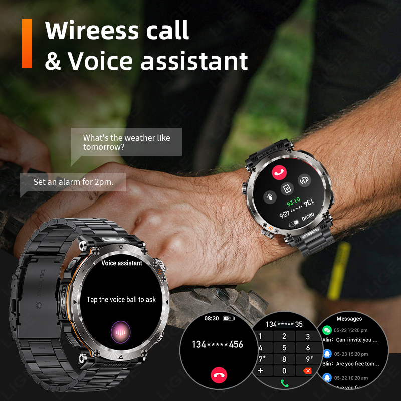 LIGE New Fashion luxury 5ATM M - Luxury Watch In The World recension och pris