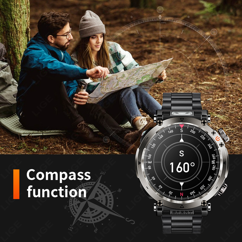LIGE New Fashion luxury 5ATM M - Luxury Watch In The World recension och pris