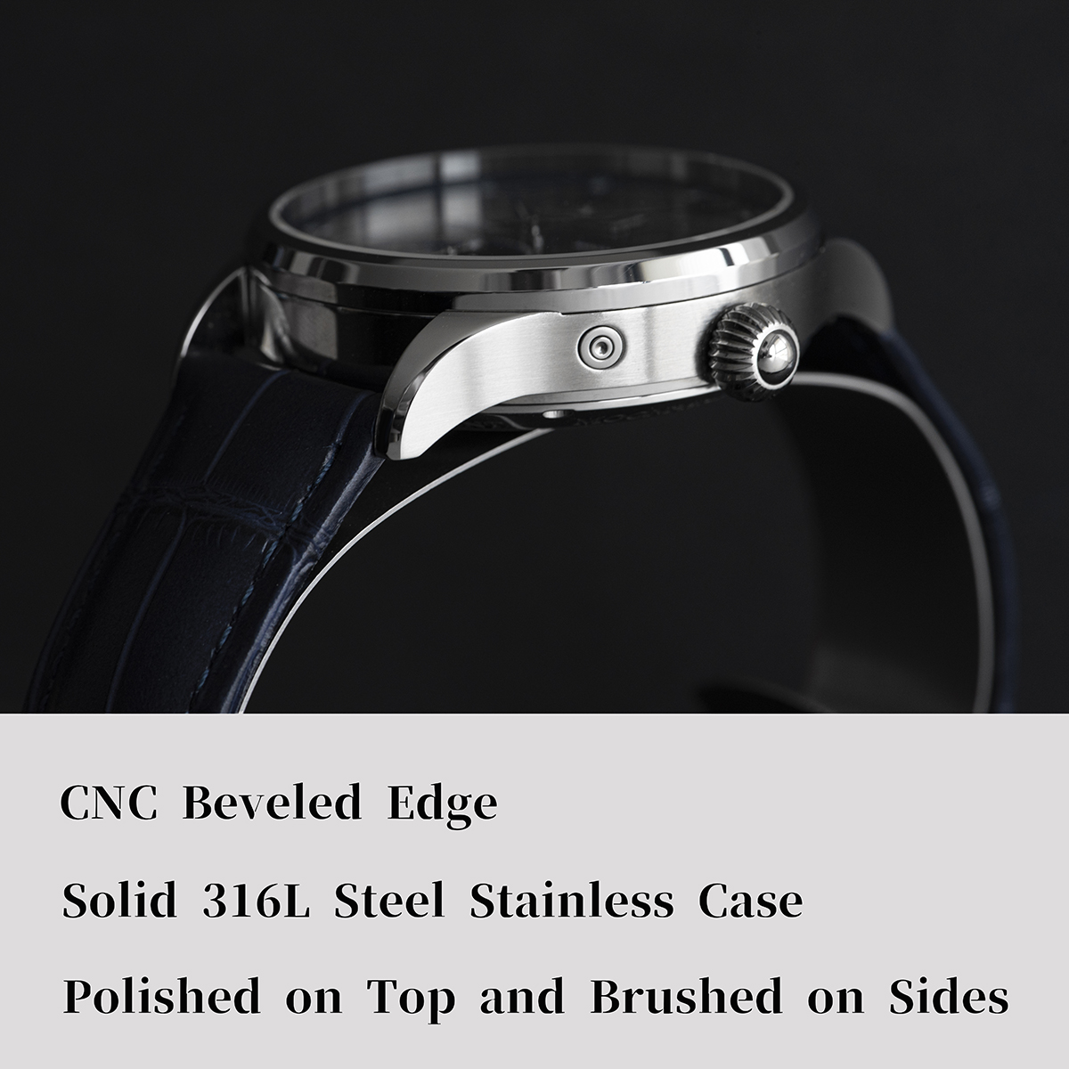 Sugess 2022 Luxury Man Watch M - Moonphase Complication Watch recension och pris