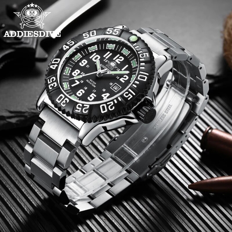 Addies Dive Men Fashion Casual - Field Watch Military recension och pris