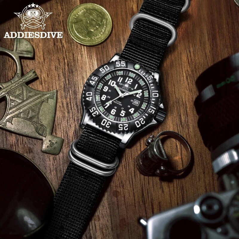 Addies Dive Men Fashion Casual - Field Watch Military recension och pris