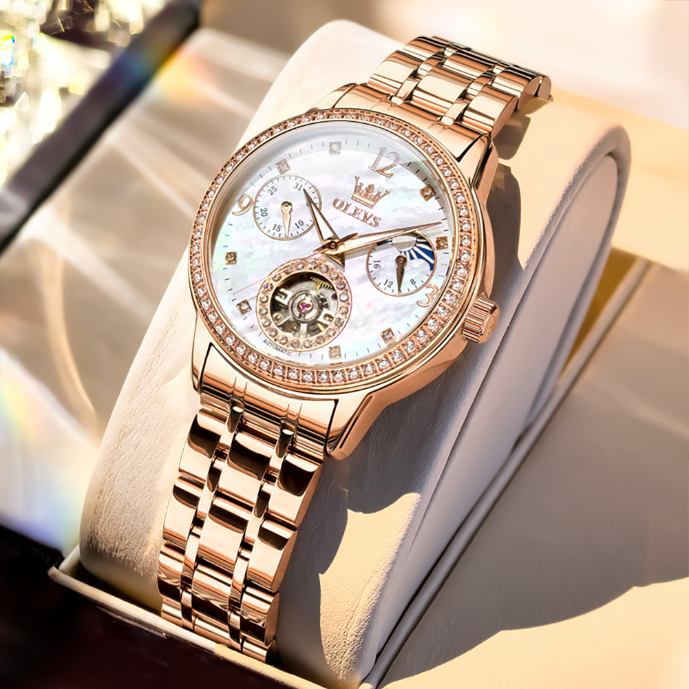 OLEVS Women's Watches Top Bran - Luxury Watch Leather recension och pris