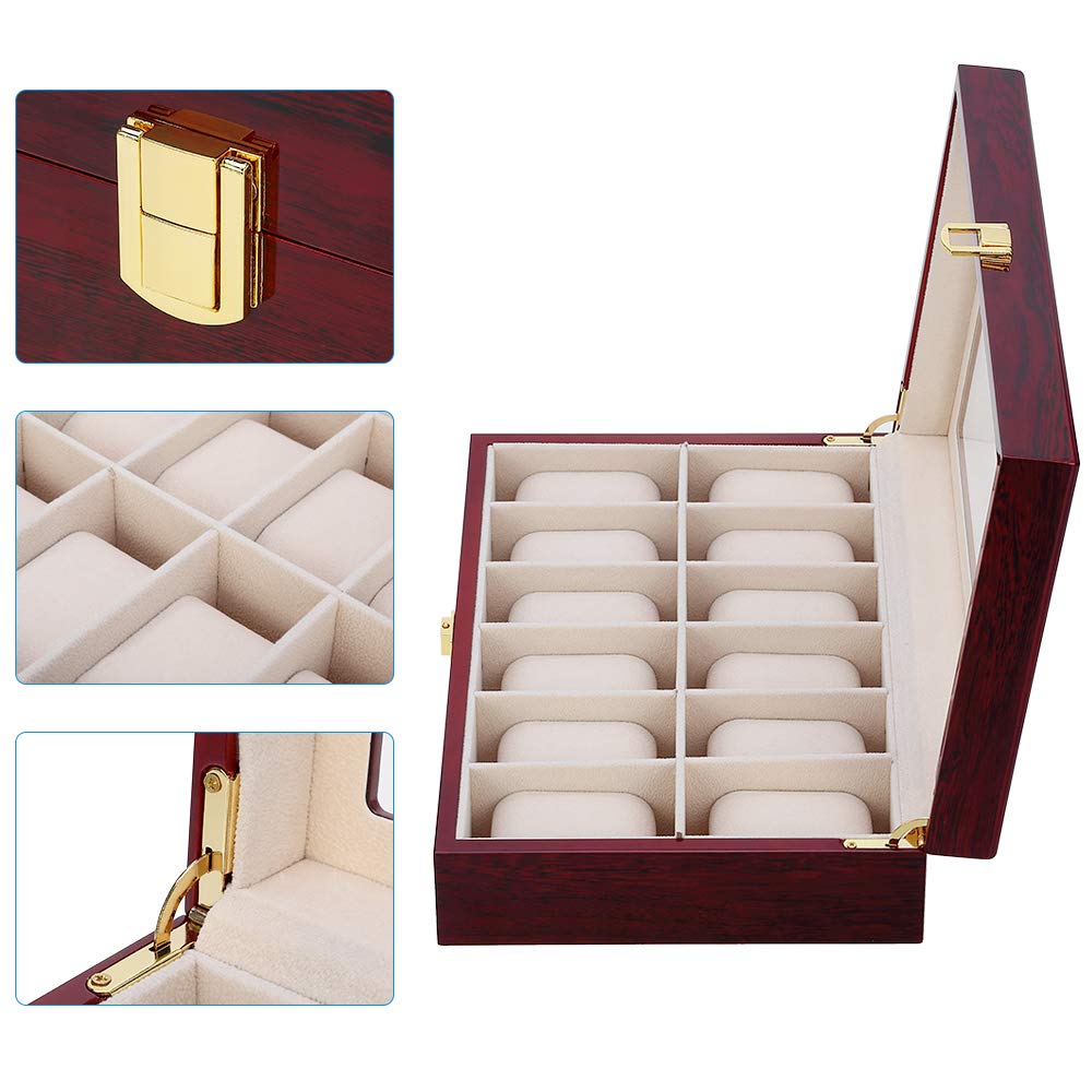 Luxury Wooden Watch Box 1/2/3/ - Luxury Watch Holder For Men recension och pris