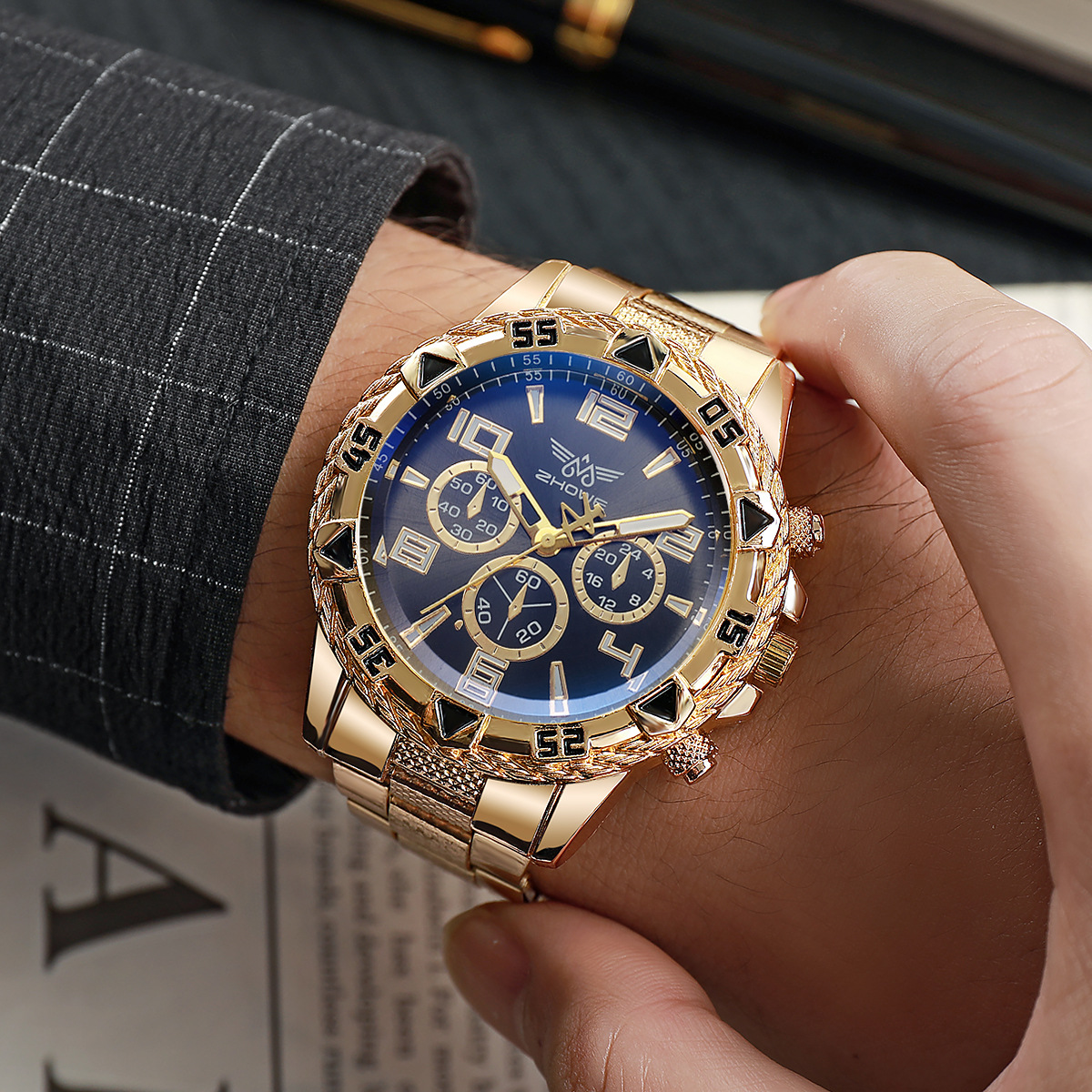 Men's Luxury Full Steel Quartz - Luxury X I Watch recension och pris