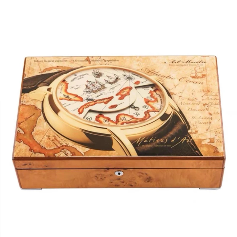 12 Slots Wood Watch Display Wi - Luxury Watch Holder For Men recension och pris