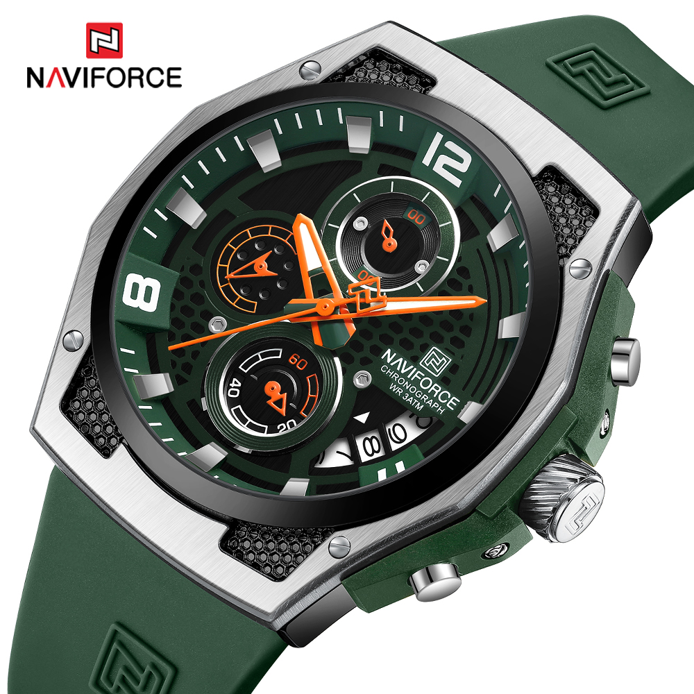 NAVIFORCE Mens Casual Sport Wr - Field Watch Military recension och pris