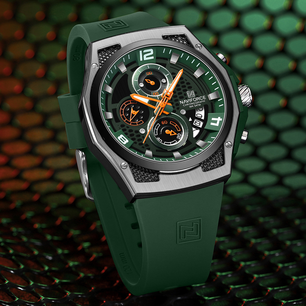 NAVIFORCE Mens Casual Sport Wr - Field Watch Military recension och pris