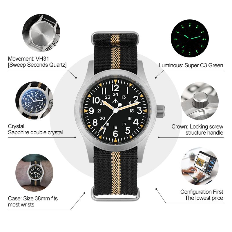 Militado ML05 Vintage Watch VH - Luxury Watch Japan recension och pris