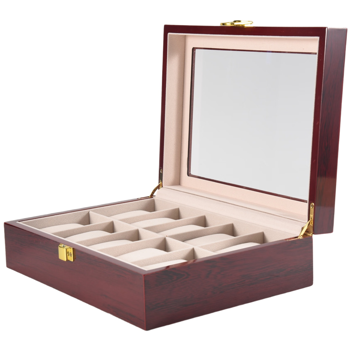 CLCUV Luxury Wooden Watch Box  - Luxury Watch Holder For Men recension och pris