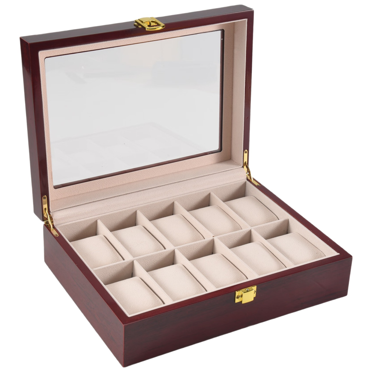 CLCUV Luxury Wooden Watch Box  - Luxury Watch Holder For Men recension och pris