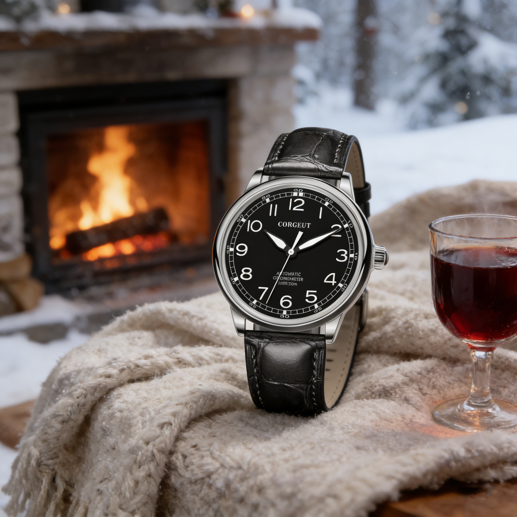 CUSTOM Logo 41mm MIYOTA8215 Au - Luxury Watch Leather recension och pris