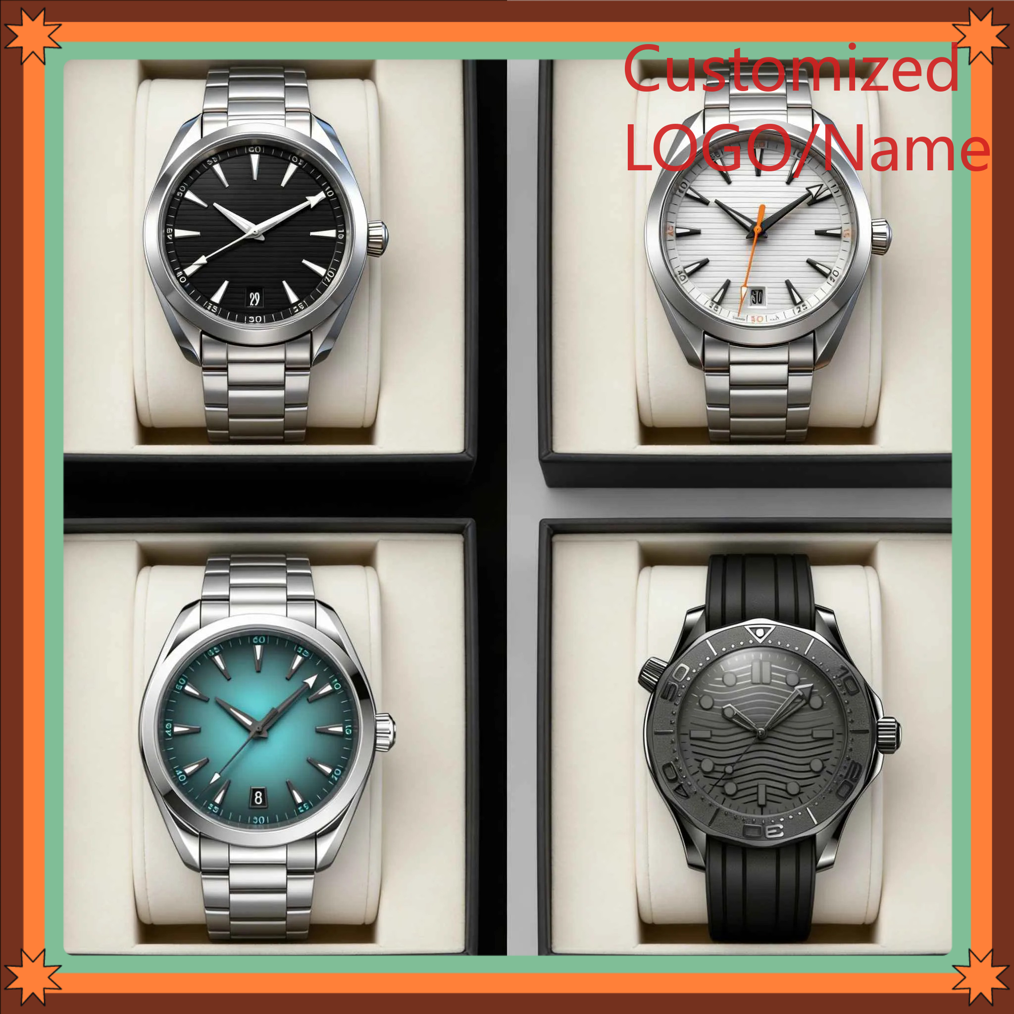 A989 Store 40mm Men's Automati - Luxury Watch Straps recension och pris