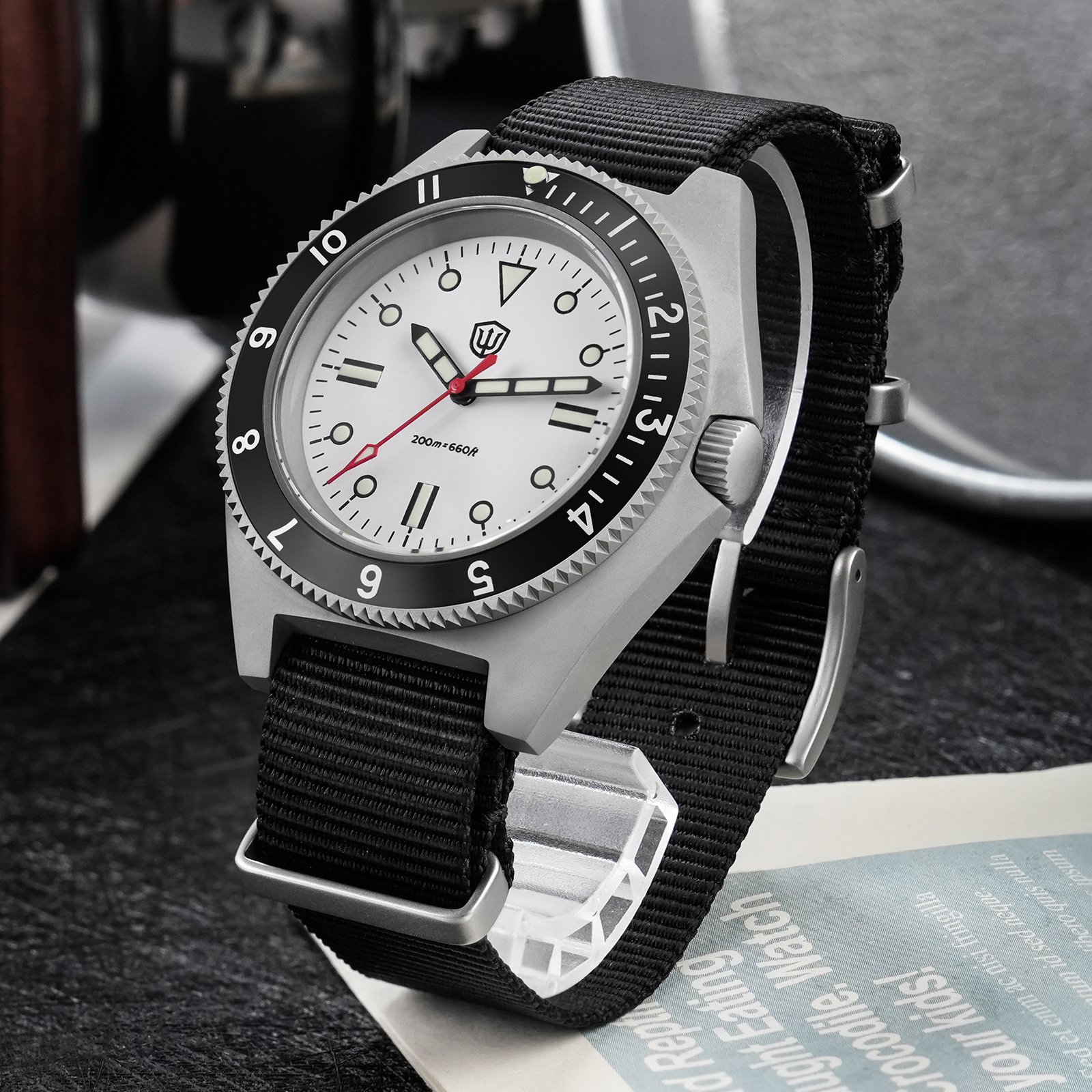 Watchdives WD1972 Quartz Watch - Field Watch Military recension och pris