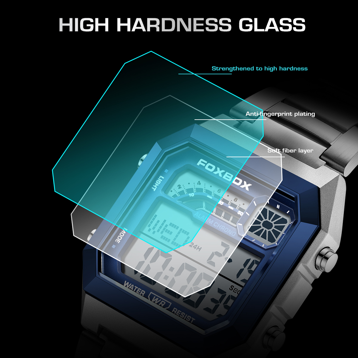 FOXBOX Fashion Luxury Digital  - Luxury Watch Display recension och pris