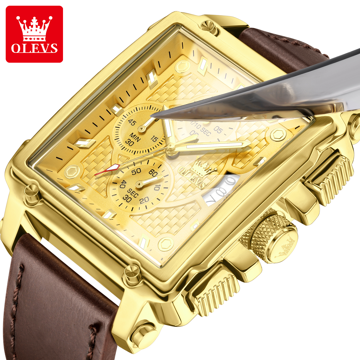 OLEVS brand mens watches water - Luxury Watch Straps recension och pris