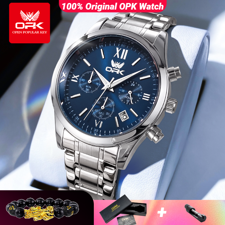 OPK 6052 Mens Watch Automatic  - Luxury Watch Leather recension och pris