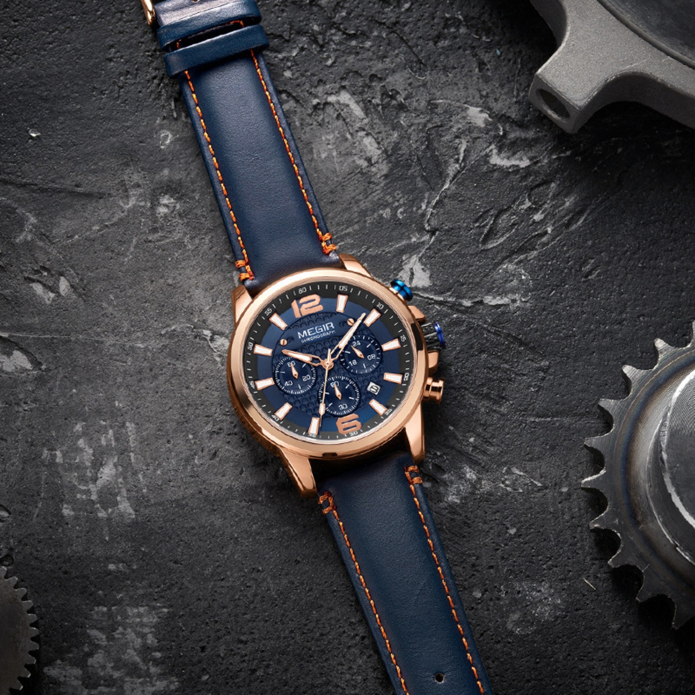 MEGIR 2020 Luxury Watches Men  - Luxury Watch Leather recension och pris