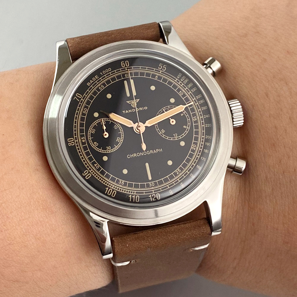 Tandorio New 38mm Domed Glass  - Field Watch Military recension och pris