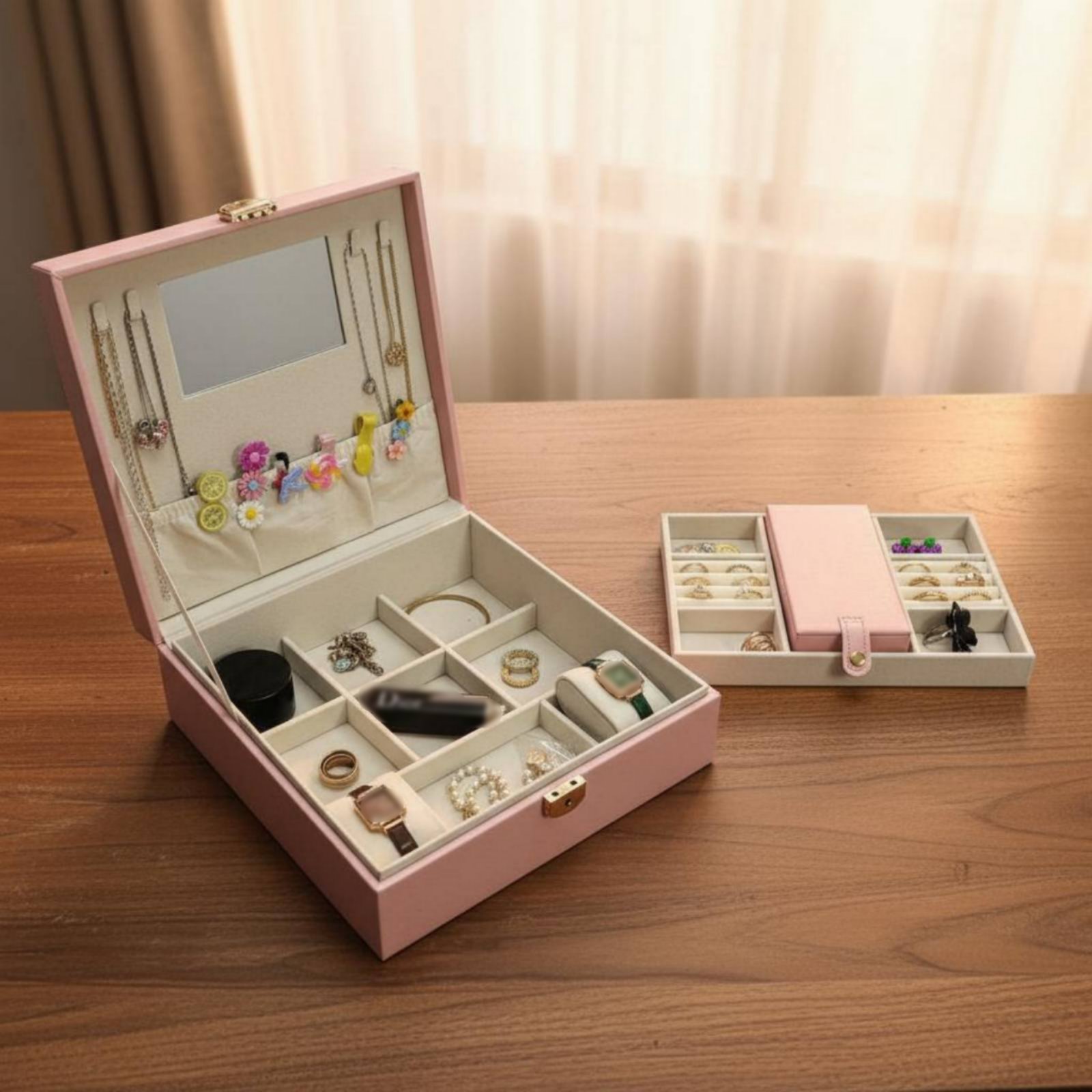 Multi-Tier Jewelry Box Soft Lu - Luxury Watch Tier recension och pris