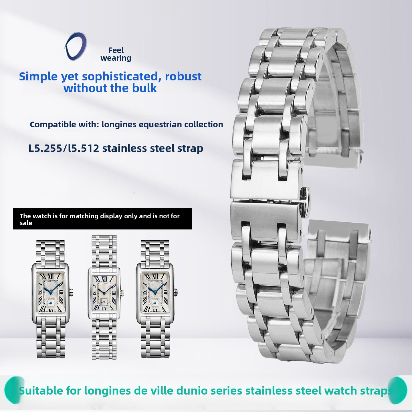 15mm 17mm High quality metal W - Luxury Watch Longines recension och pris
